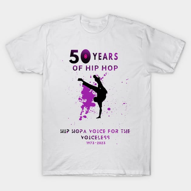 50 years of hip hop T-Shirt by Aliart